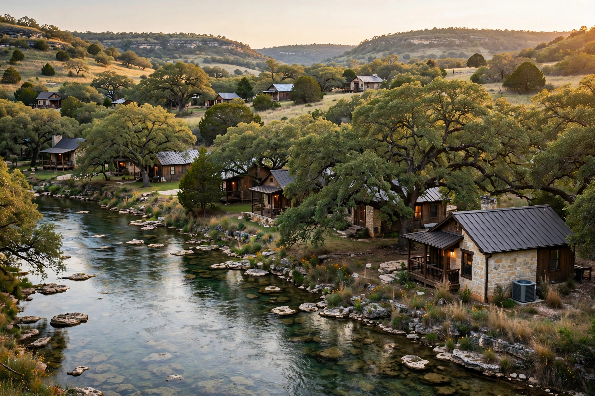 South Concho River homes in Christoval, TX