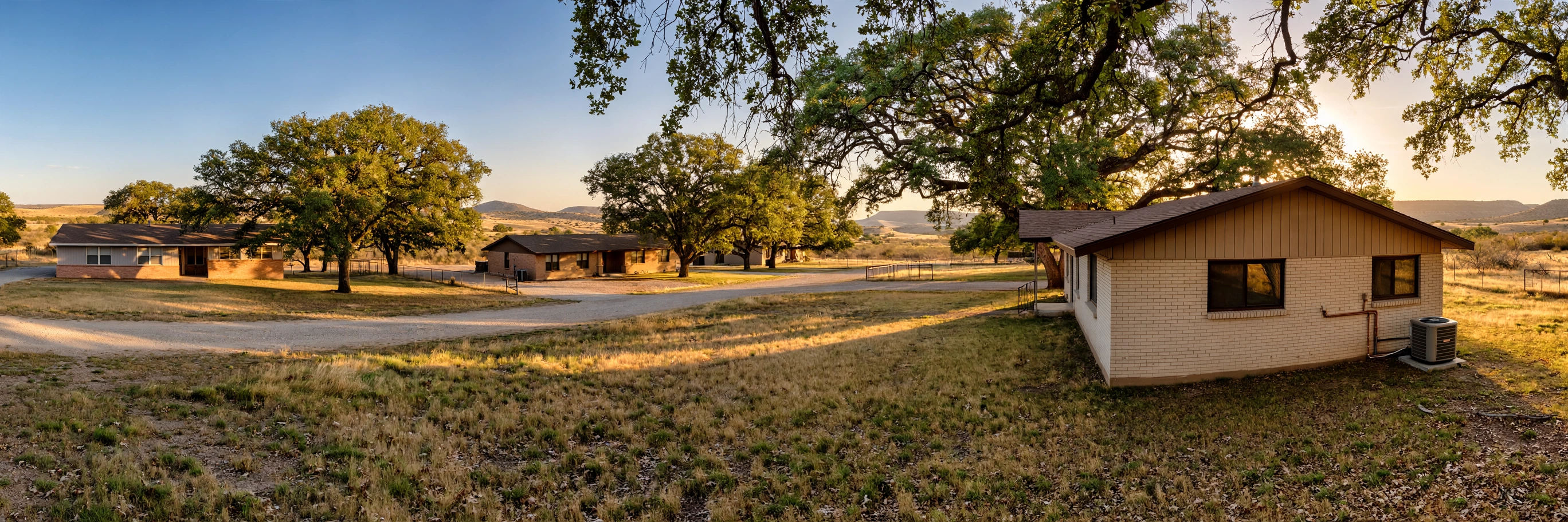 Homes and acreage lots in Grape Creek, TX, northwest of San Angelo